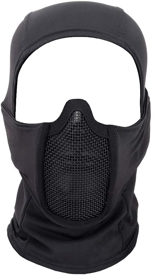 Full Face Airsoft Mask - Breathe Easy with this Windproof Headgear